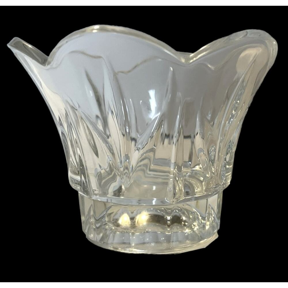 Lead crystal Tulip votive candle holder